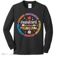 Groovy School Assistant Principal Teacher Appreciation Kids Long Sleeve Shirt thumb 0