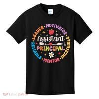 Groovy School Assistant Principal Teacher Appreciation Kids T-Shirt thumb 0