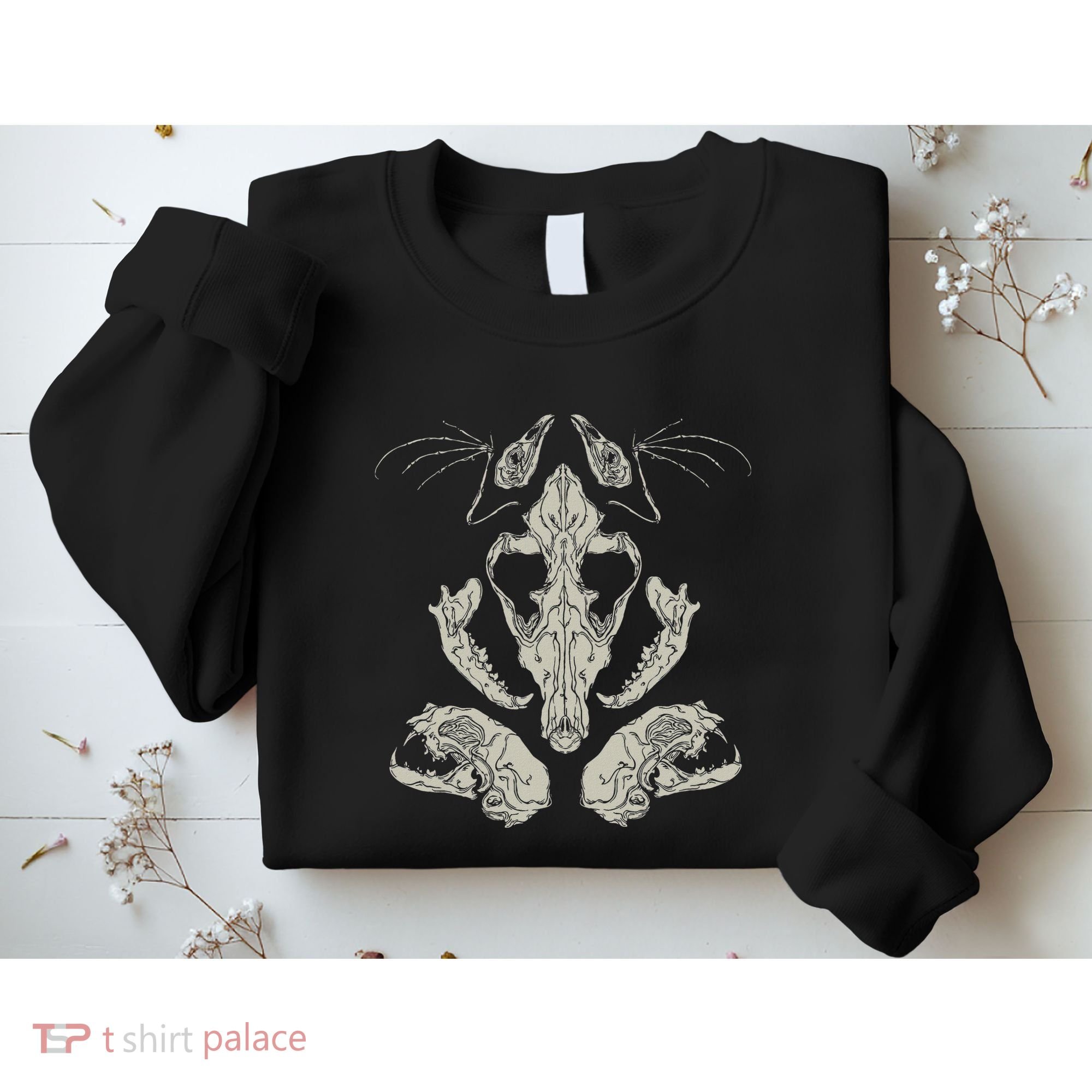 Goth Skulls & Bones Vulture Culture Taxidermy Gothic Sweatshirt