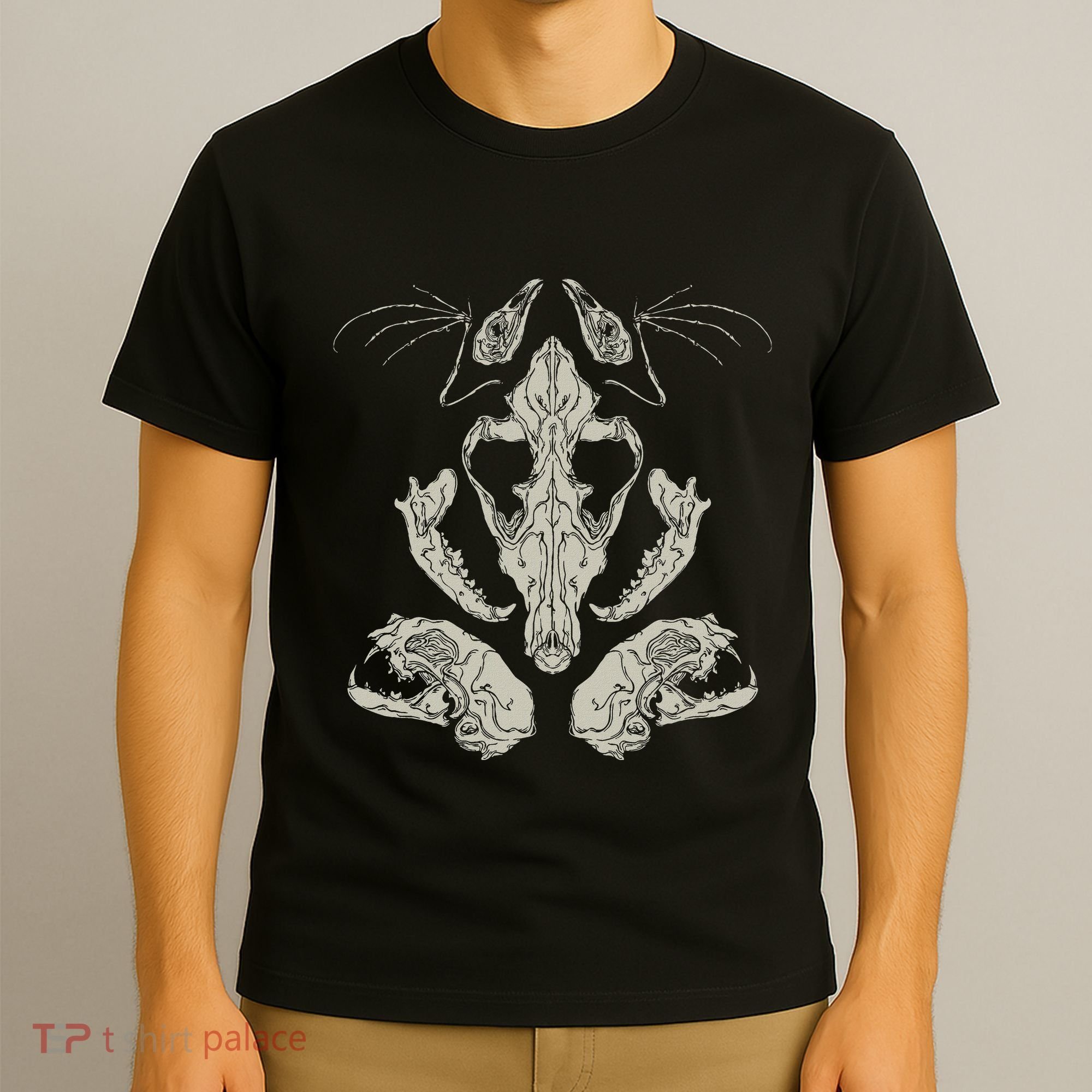 Goth Skulls & Bones Vulture Culture Taxidermy Gothic T-Shirt