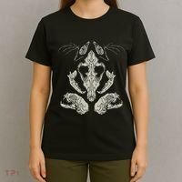 Goth Skulls & Bones Vulture Culture Taxidermy Gothic T-Shirt thumb 4