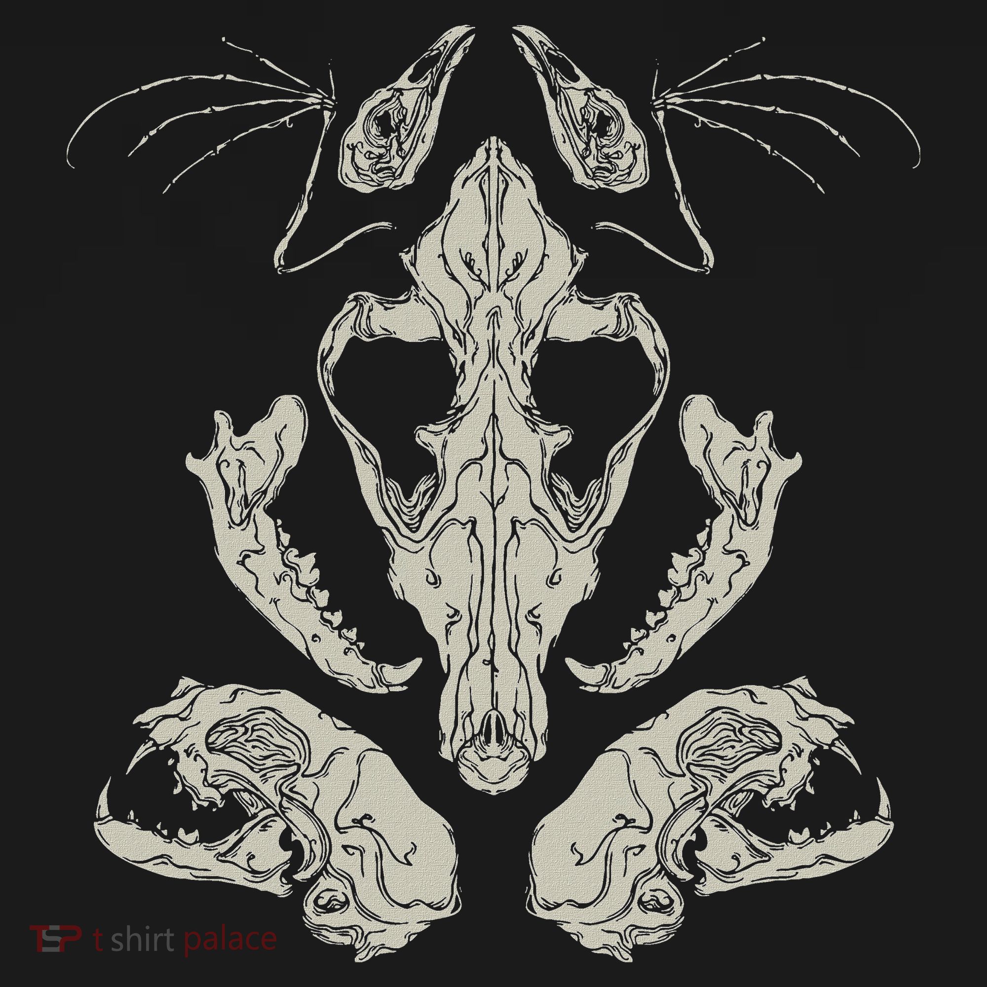 Goth Skulls & Bones Vulture Culture Taxidermy Gothic T-Shirt