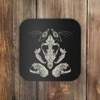 Goth Skulls & Bones Vulture Culture Taxidermy Gothic Coaster thumb 0