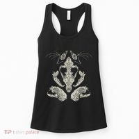 Goth Skulls & Bones Vulture Culture Taxidermy Gothic Women's Tank Top thumb 0