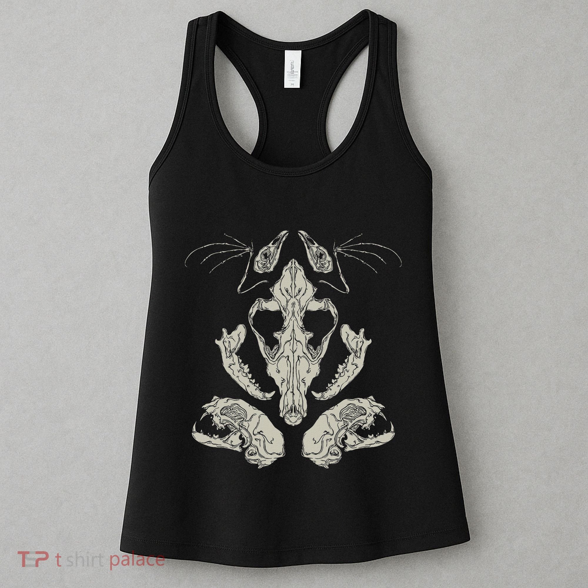 Goth Skulls & Bones Vulture Culture Taxidermy Gothic Women's Tank Top