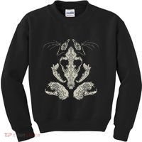 Goth Skulls & Bones Vulture Culture Taxidermy Gothic Kids Sweatshirt thumb 0