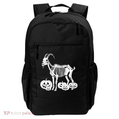 Goat Skeleton Birthday Halloweens Wo Backpack