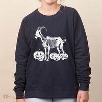 Goat Skeleton Birthday Halloweens Wo Women's Sweatshirt thumb 0
