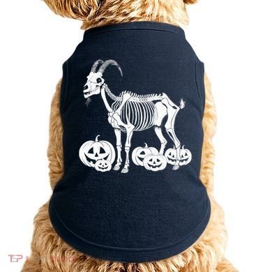 Goat Skeleton Birthday Halloweens Wo Doggie Tank