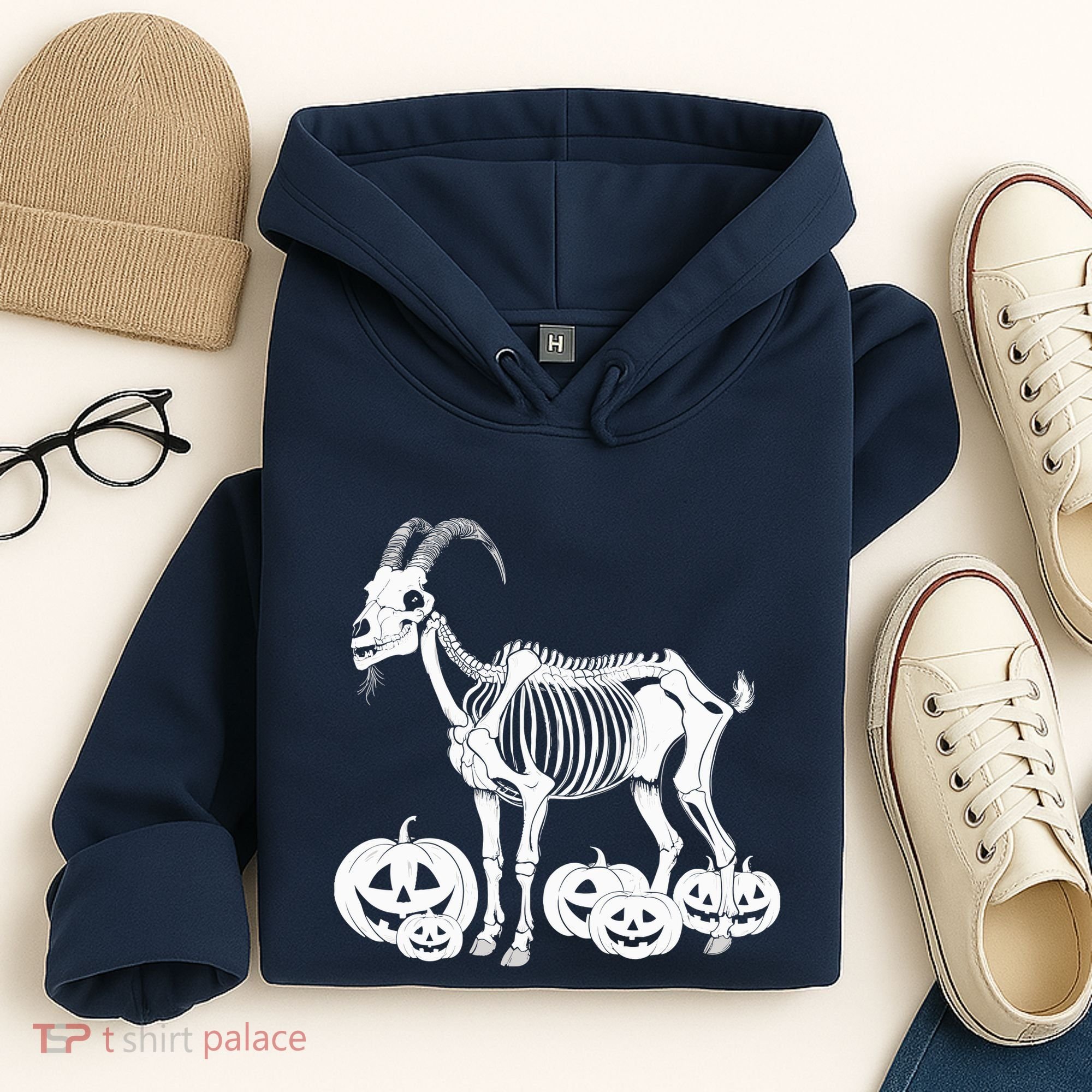 Goat Skeleton Birthday Halloweens Wo Hoodie