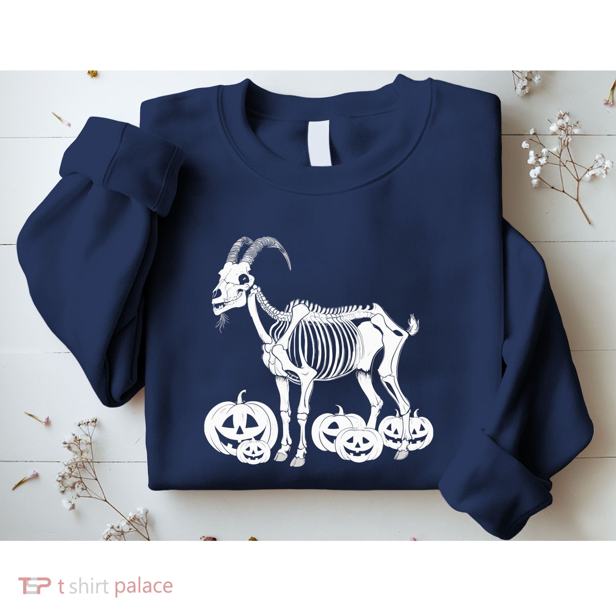 Goat Skeleton Birthday Halloweens Wo Sweatshirt