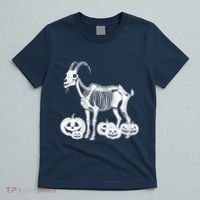 Goat Skeleton Birthday Halloweens Wo T-Shirt thumb 5