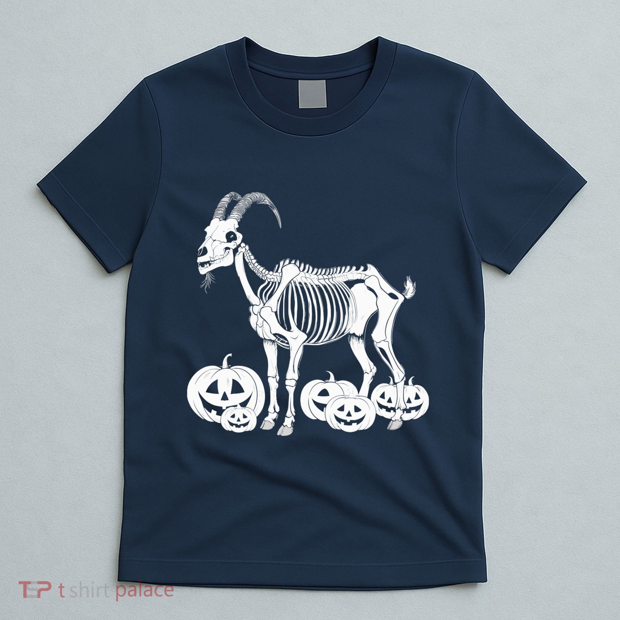 Goat Skeleton Birthday Halloweens Wo T-Shirt