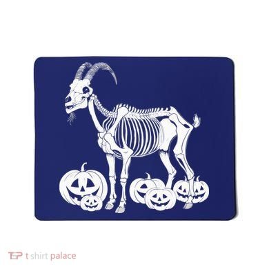 Goat Skeleton Birthday Halloweens Wo Mousepad