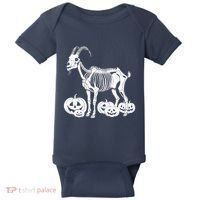 Goat Skeleton Birthday Halloweens Wo Baby Bodysuit thumb 0