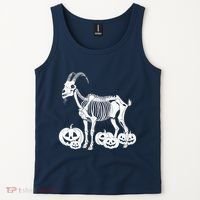 Goat Skeleton Birthday Halloweens Wo Tank Top thumb 2