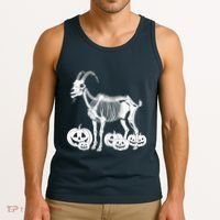 Goat Skeleton Birthday Halloweens Wo Tank Top thumb 3