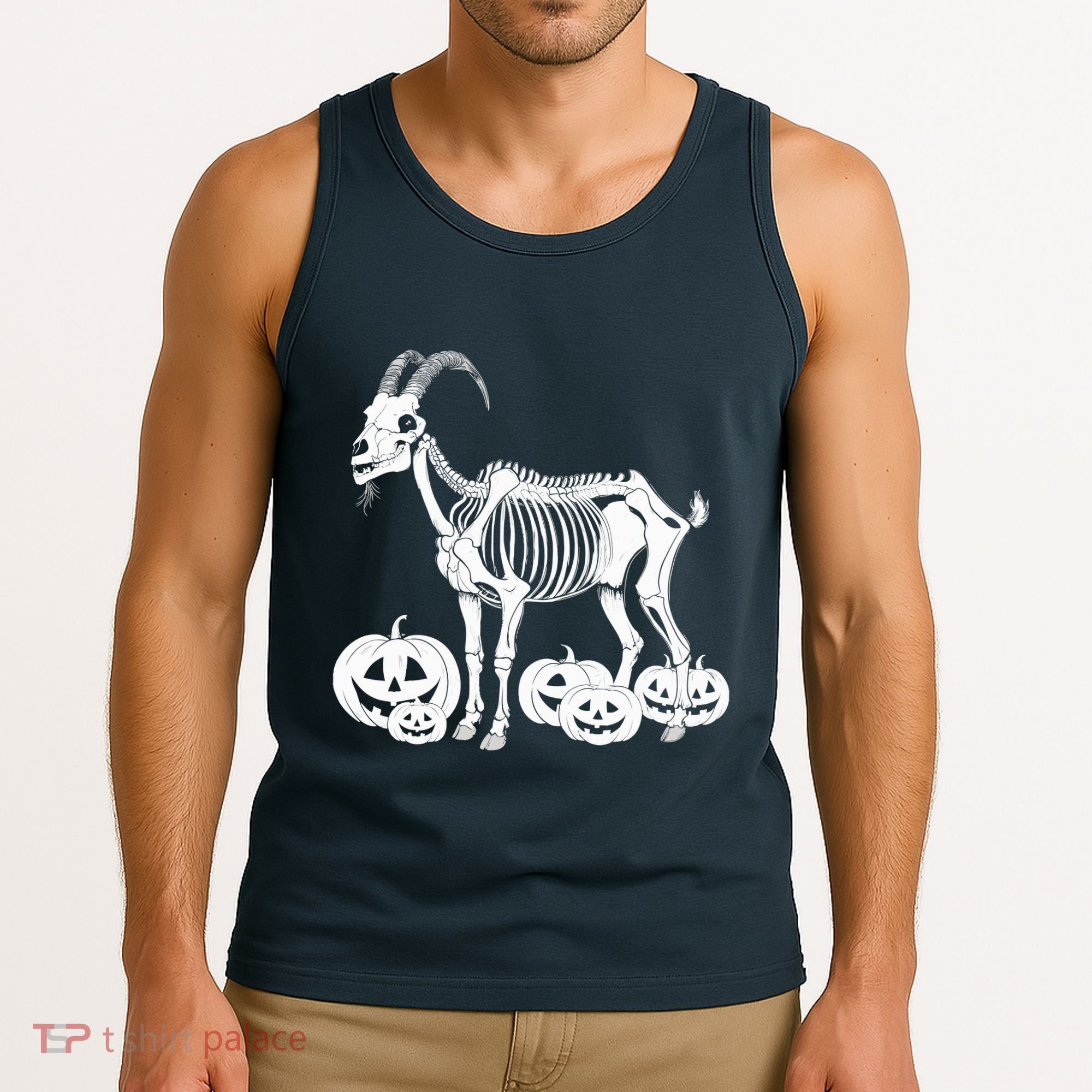 Goat Skeleton Birthday Halloweens Wo Tank Top