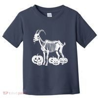 Goat Skeleton Birthday Halloweens Wo Toddler T-Shirt thumb 0