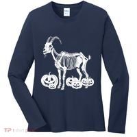 Goat Skeleton Birthday Halloweens Wo Women's Long Sleeve Shirt thumb 0