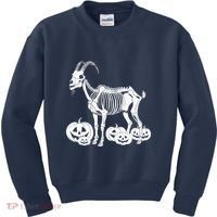 Goat Skeleton Birthday Halloweens Wo Kids Sweatshirt thumb 0