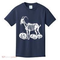 Goat Skeleton Birthday Halloweens Wo Kids T-Shirt thumb 0