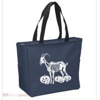 Goat Skeleton Birthday Halloweens Wo Tote Bag thumb 2
