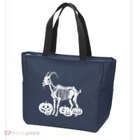 Goat Skeleton Birthday Halloweens Wo Tote Bag thumb 3