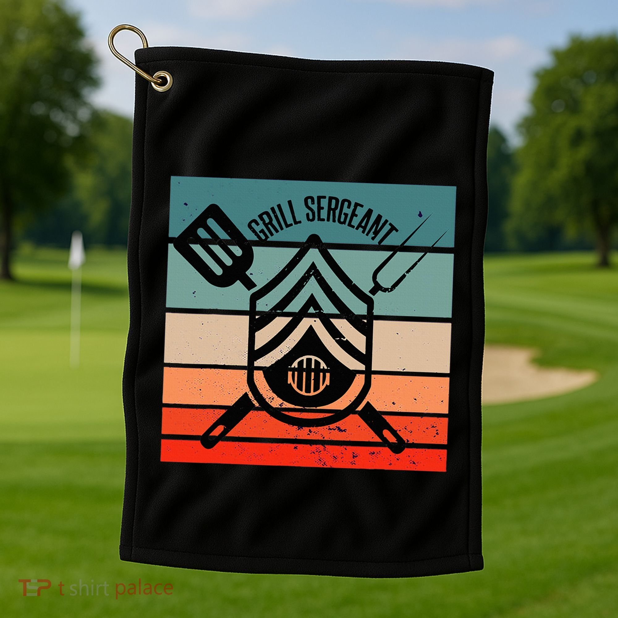 Grill Sergeant Bbq Master Master Of Grilling Golf Towel