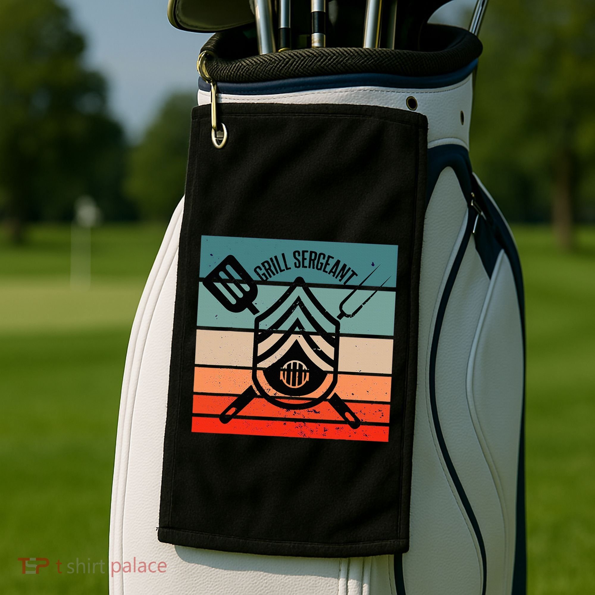 Grill Sergeant Bbq Master Master Of Grilling Golf Towel