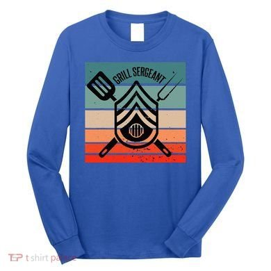 Grill Sergeant Bbq Master Master Of Grilling Long Sleeve Shirt