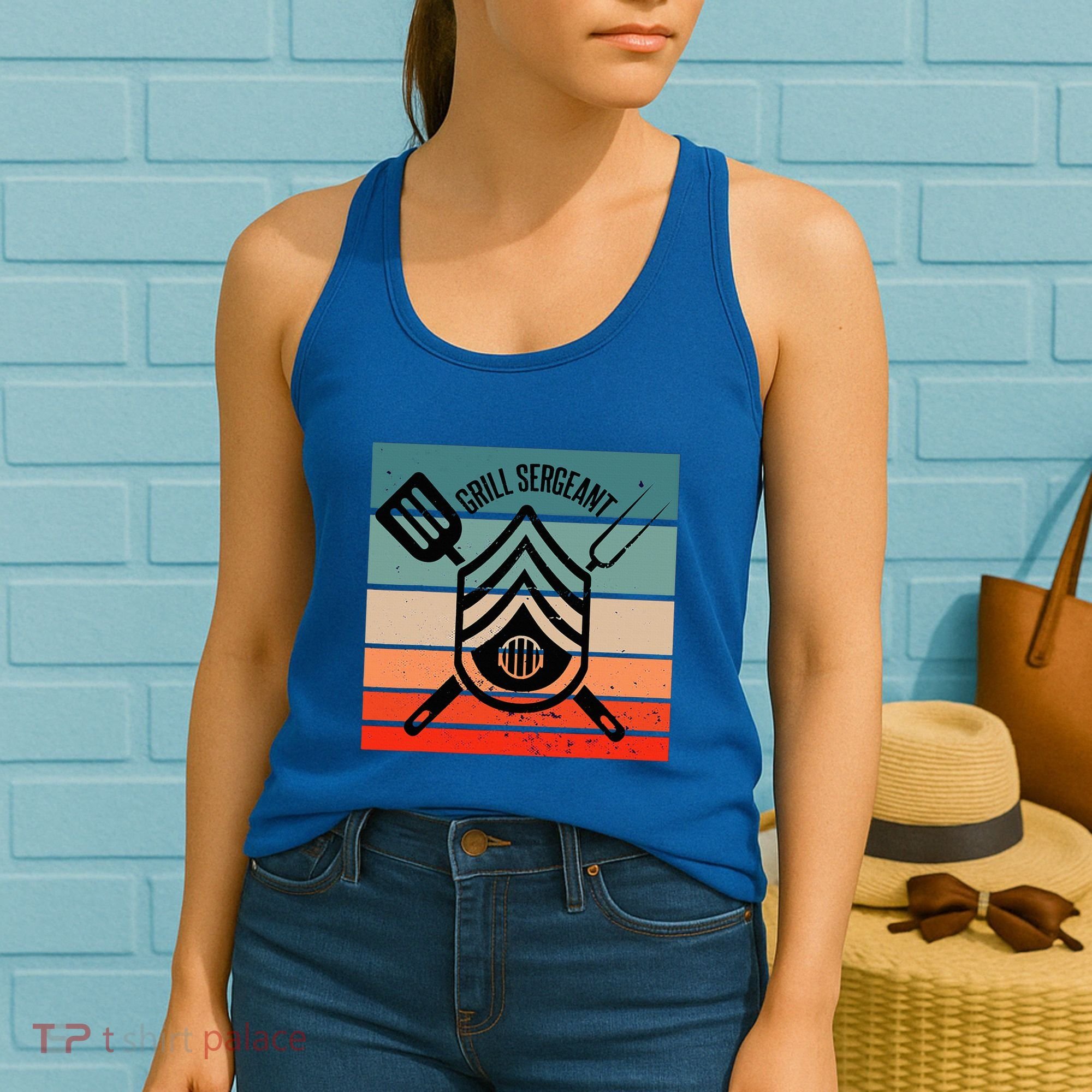 Grill Sergeant Bbq Master Master Of Grilling Women's Tank Top