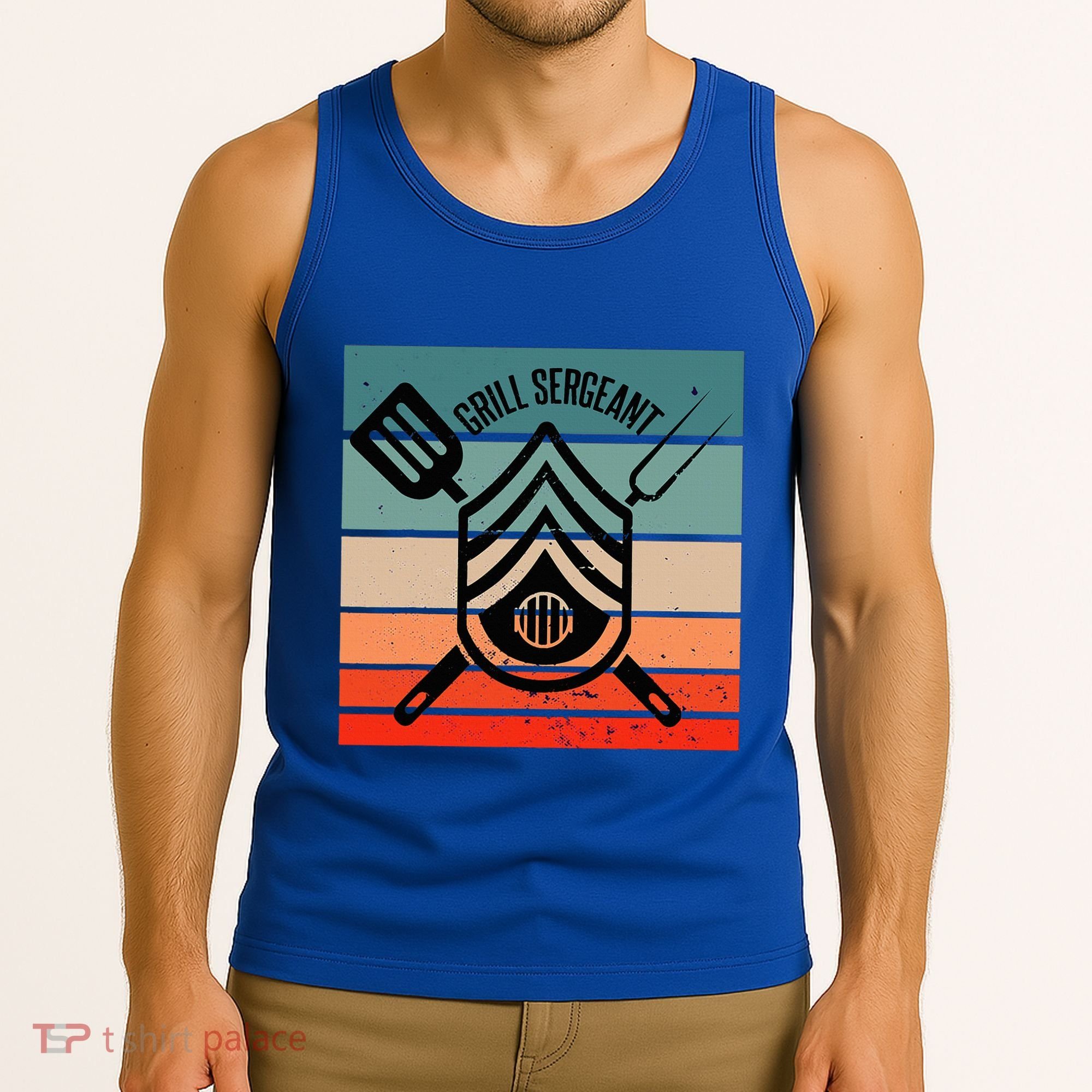 Grill Sergeant Bbq Master Master Of Grilling Tank Top