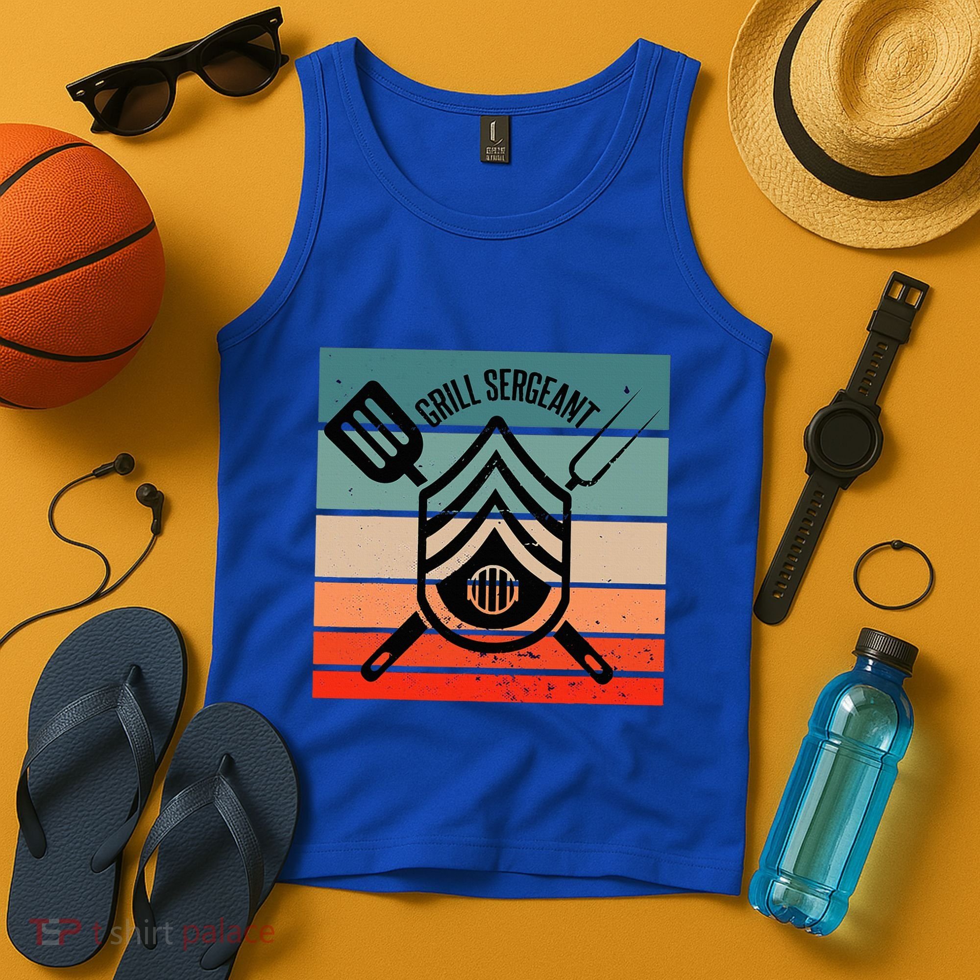 Grill Sergeant Bbq Master Master Of Grilling Tank Top