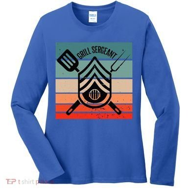 Grill Sergeant Bbq Master Master Of Grilling Women's Long Sleeve Shirt