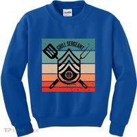 Grill Sergeant Bbq Master Master Of Grilling Kids Sweatshirt thumb 0