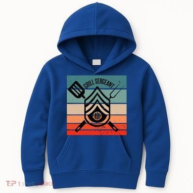 Grill Sergeant Bbq Master Master Of Grilling Kids Hoodie
