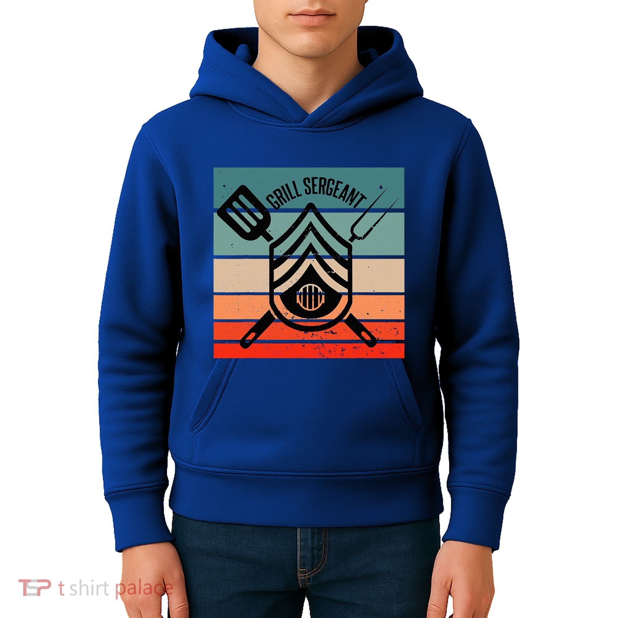 Grill Sergeant Bbq Master Master Of Grilling Kids Hoodie