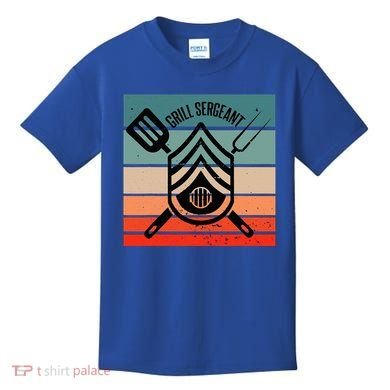 Grill Sergeant Bbq Master Master Of Grilling Kids T-Shirt