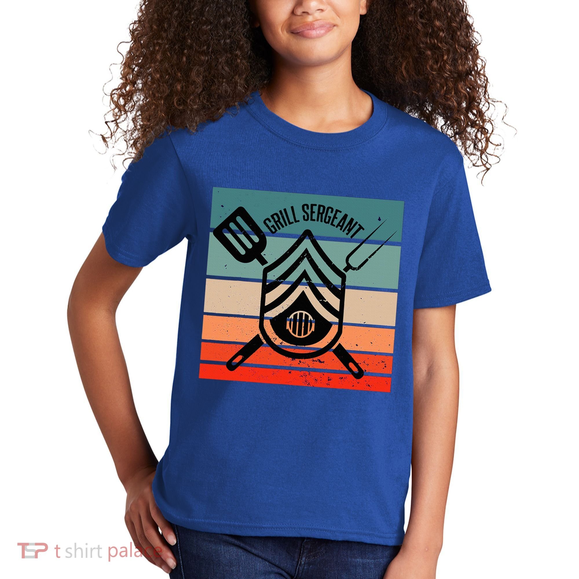Grill Sergeant Bbq Master Master Of Grilling Kids T-Shirt
