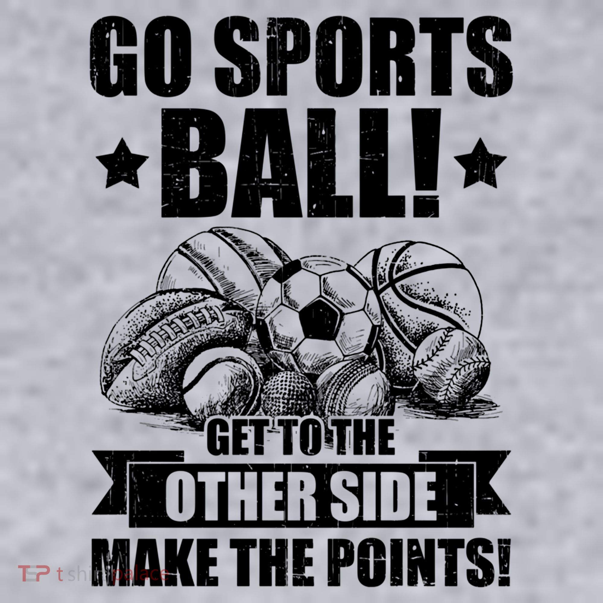 Go Sports Ball Funny Fun Sporting Meaningful Gift Women's Racerback Cropped Tank