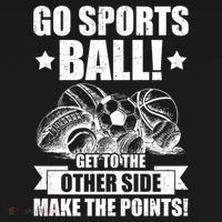 Go Sports Ball Funny Fun Sporting Meaningful Gift Women's Hoodie thumb 2