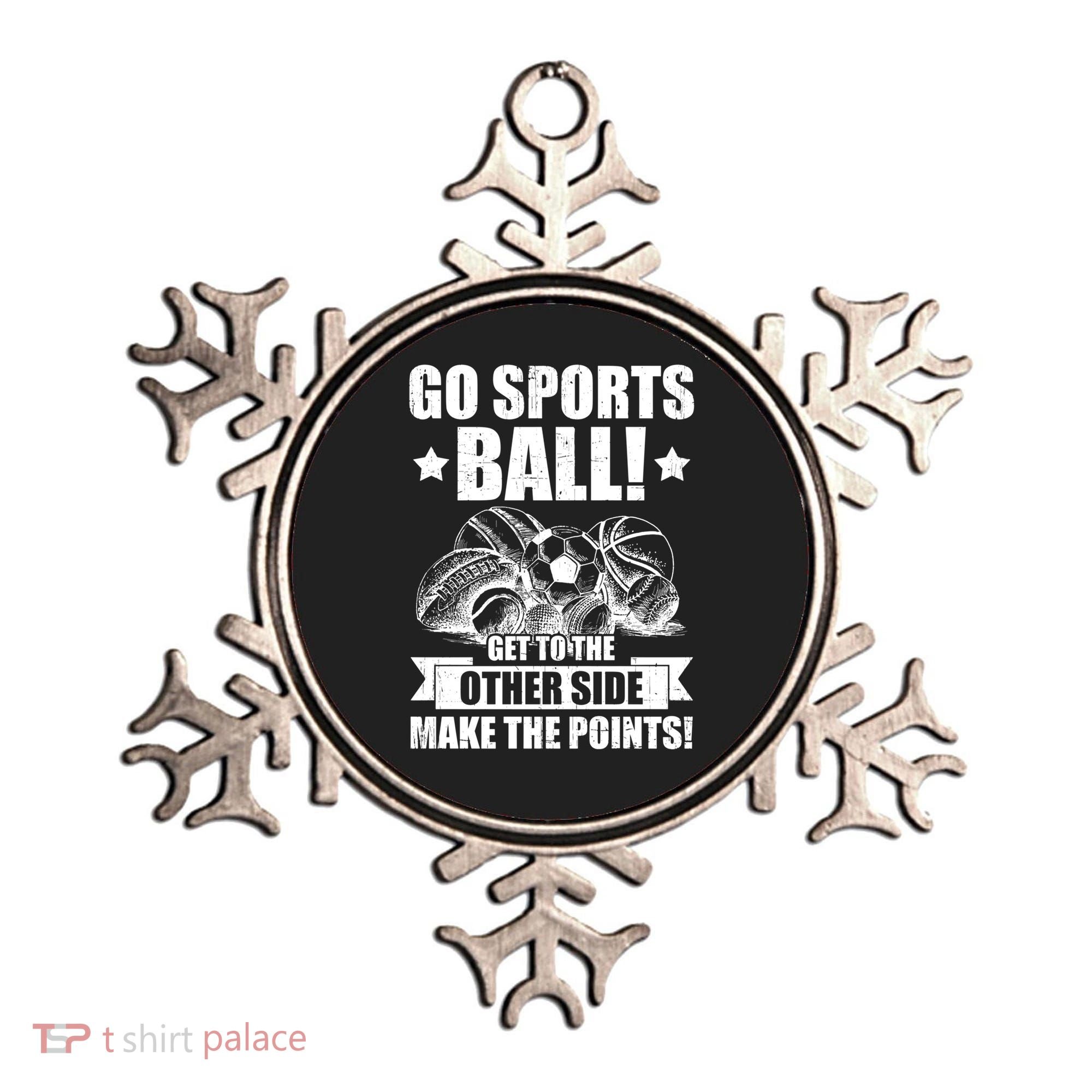 Go Sports Ball Funny Fun Sporting Meaningful Gift Ornament