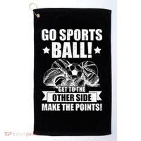 Go Sports Ball Funny Fun Sporting Meaningful Gift Golf Towel thumb 0