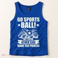 Go Sports Ball Funny Fun Sporting Meaningful Gift Tank Top thumb 2