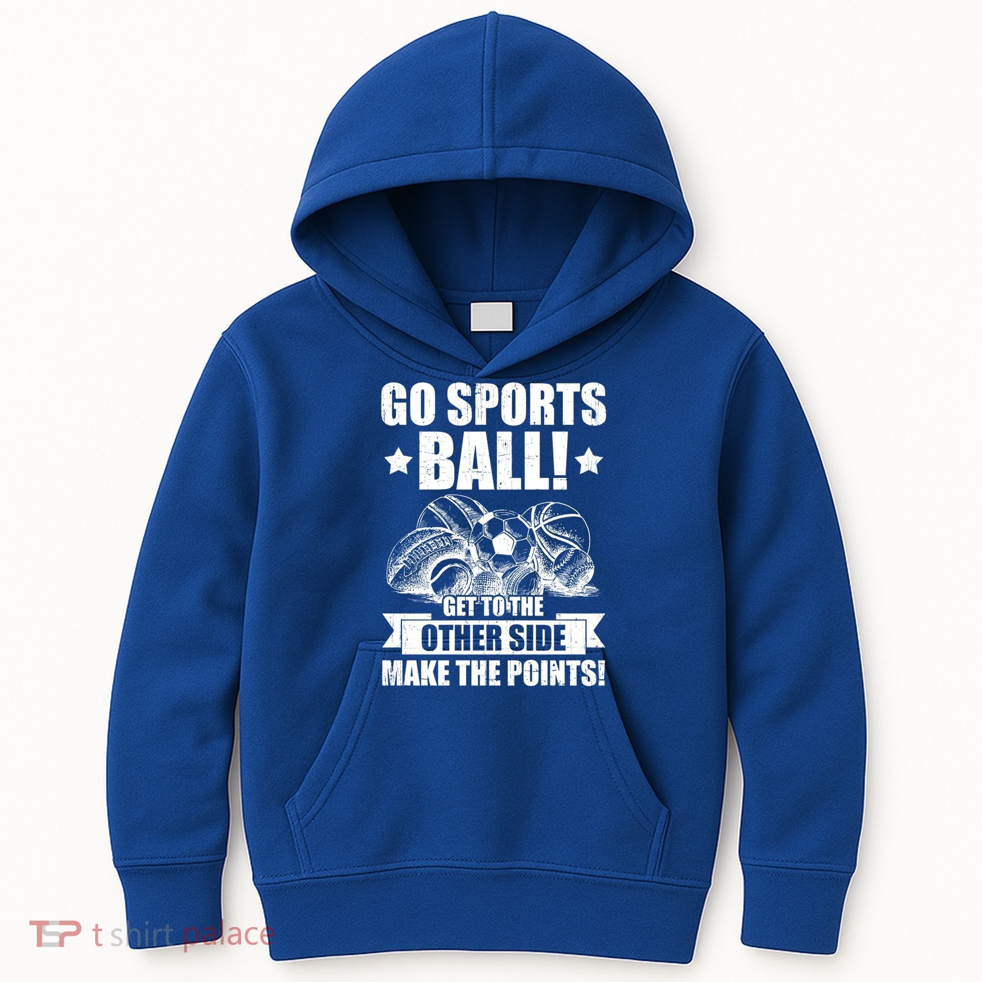 Go Sports Ball Funny Fun Sporting Meaningful Gift Kids Hoodie