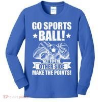 Go Sports Ball Funny Fun Sporting Meaningful Gift Kids Long Sleeve Shirt thumb 0