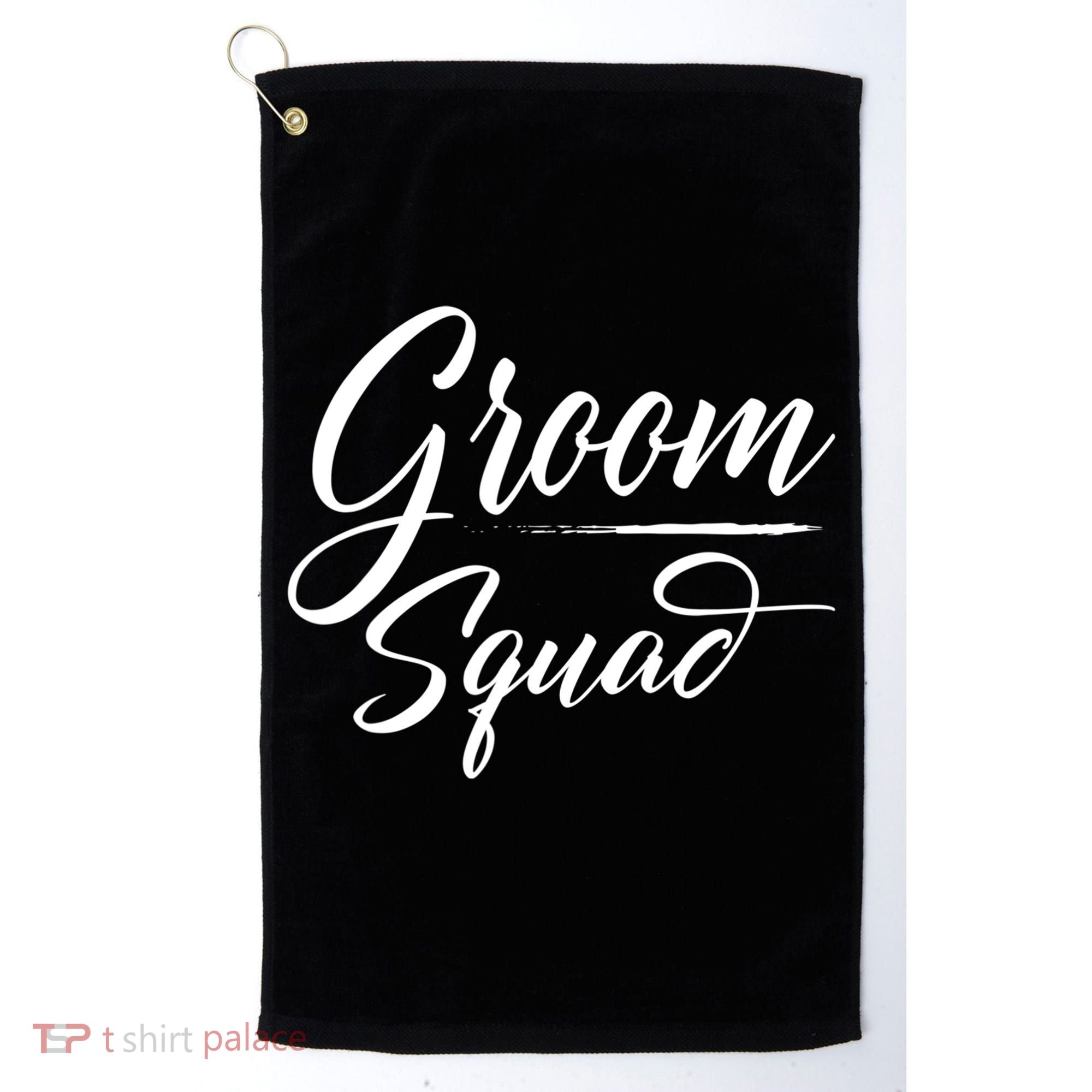 Groom Squad Bachelor Party Groom Wedding Gift Golf Towel