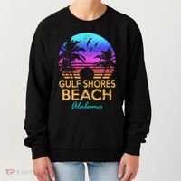 Gulf Shores Beach Alabama Spring Break Vacation Trip Graphic Women's Sweatshirt thumb 0