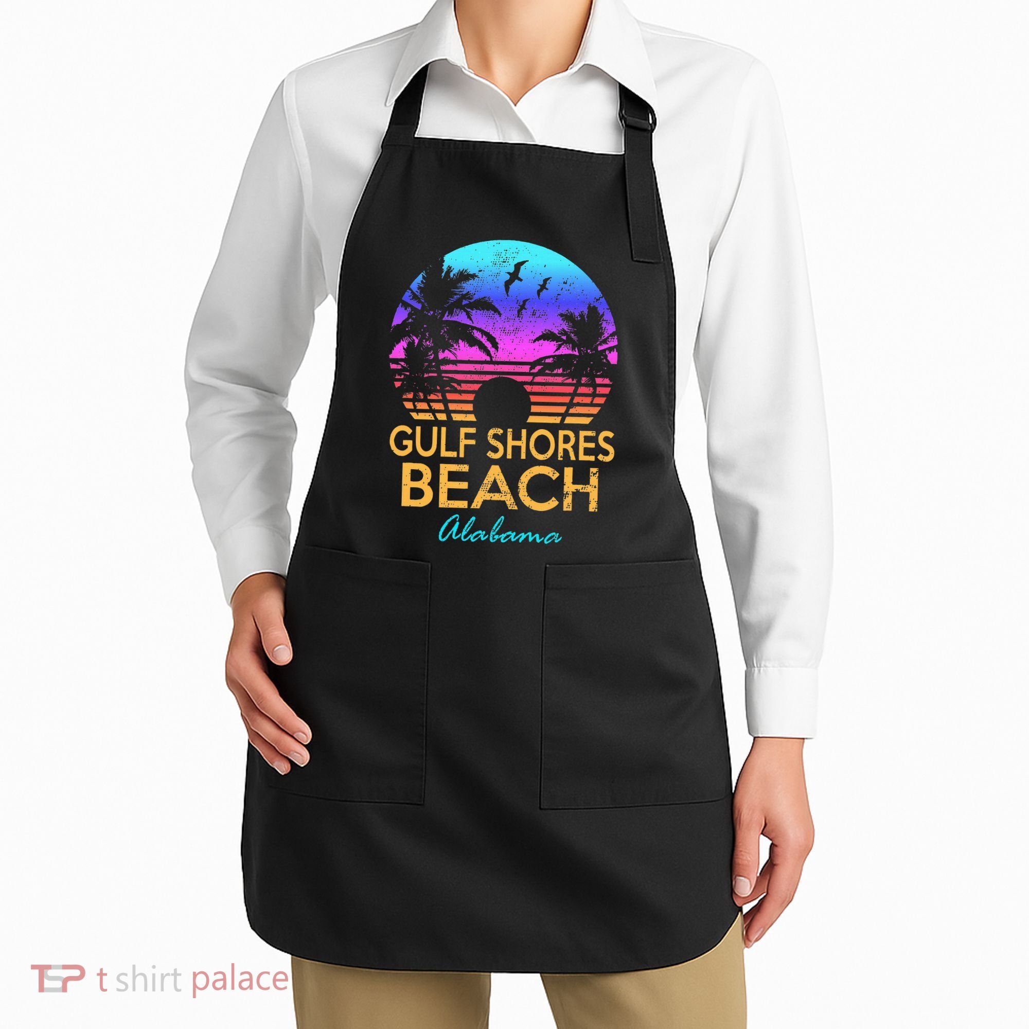 Gulf Shores Beach Alabama Spring Break Vacation Trip Graphic Apron